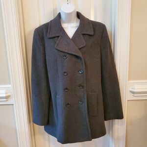 Jones Ladies Sport -Charcoal Grey -Pea Coat- Sz. 12